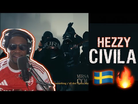 SWEDISH DRILL REACTION🇸🇪| HEZZY - CIVILA (OFFICIAL VIDEO)🔥