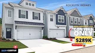 Living in Conyers, GA | Step Inside the Salem Floorplan! New Construction Townhome | Rocklyn Homes