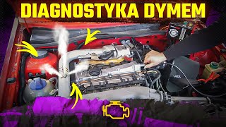 DIAGNOSTYKA NIESZCZELNOŚCI SILNIKA DYMEM, CO TO SĄ GENERATORY DYMU DO WARSZTATU