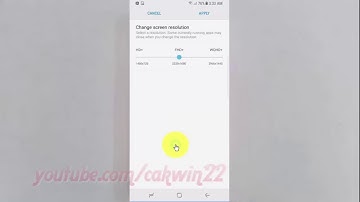 Android Nougat : How to Change Screen Resolution on Samsung Galaxy S8 or S8+