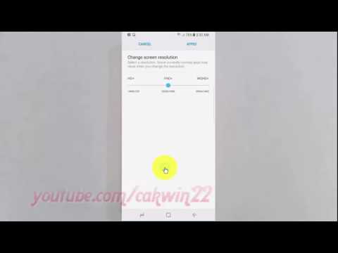 Android Nougat : How to Change Screen Resolution on Samsung Galaxy S8 or S8+