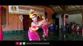 TARI TENUN 2018 DALAM KENAIKAN TINGKAT KE 10 SANGGAR TARI PURI AGUNG DENPASAR