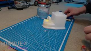 How to use the Minque gluepot