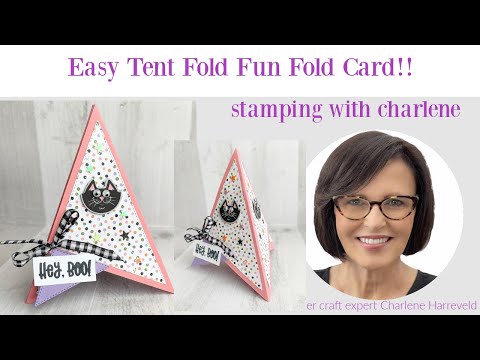 🔴How to Make a Tent Fold Fun Fold Card #tentfoldcard #funfoldcard #fancyfoldcard #stampinup
