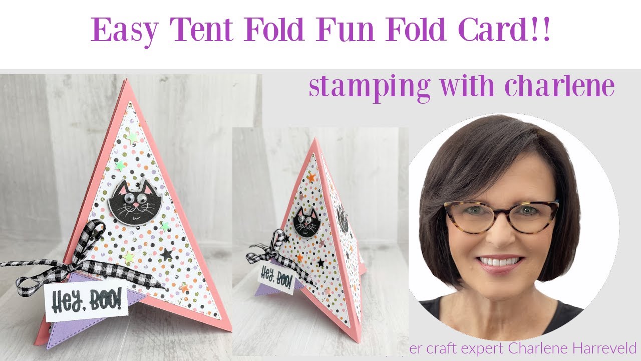 🔴How to Make a Tent Fold Fun Fold Card #tentfoldcard #funfoldcard # ...