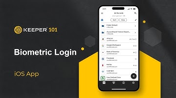 Keeper 101 - How to Set Biometric Login in Keeper on iOS