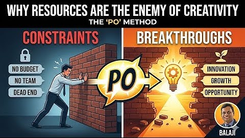 Why Resources Are the Enemy of Creativity (The "PO" Method)
