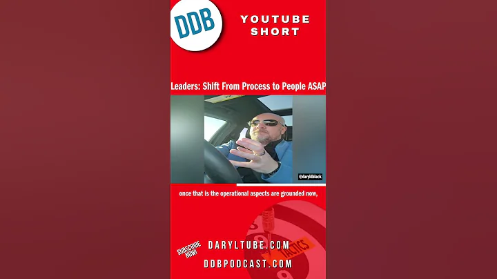 Leaders: Shift From Process to People ASAP
