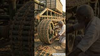 👉 "Bamboo Tank Action Demo! 😳 70-Year-Old Genius #ai #shorts #bambooarts