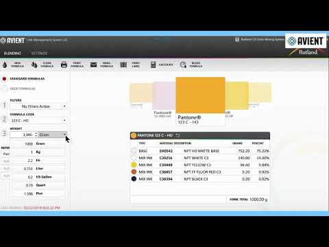 Rutland and Union mixing formuls now available through the IMS 3.0