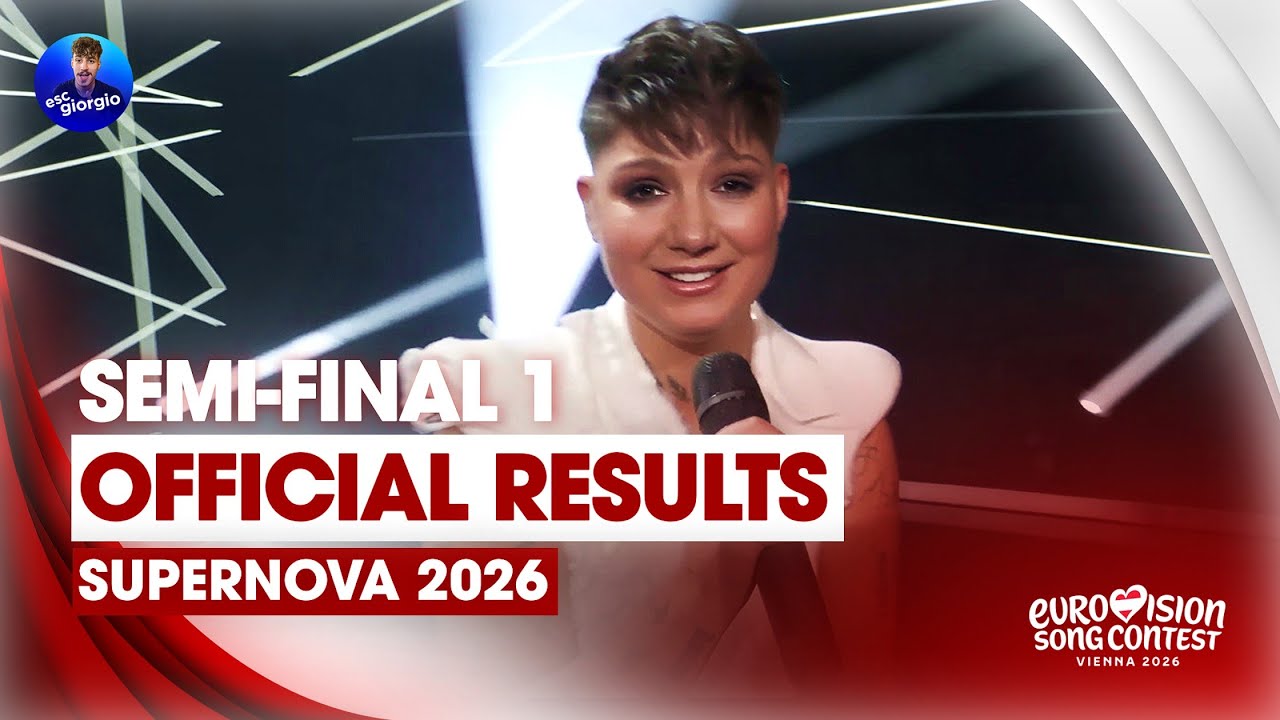 🇱🇻 Супернова 2026: Первый полуфинал: Официальные результаты