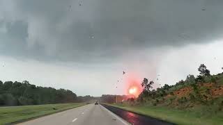 Incredible tornado and suction vortices cross the highway right in front of me on Sunday! Featuring