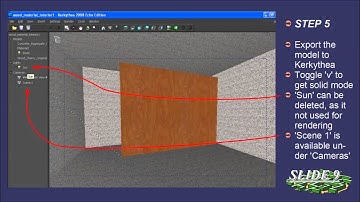 Sketchup Kerkythea Wood Material