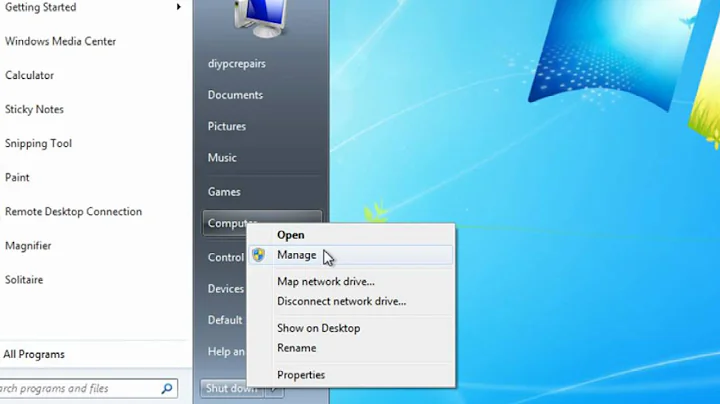 Resize a Hard Drive from within Windows 7