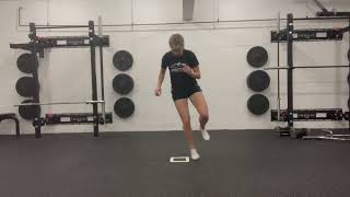 Single Leg Square Box Hops