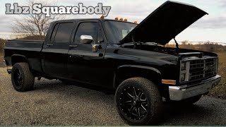 2006 Duramax chassis swapped 1986 silverado walk around