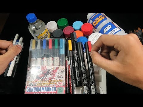 Video Bút kẻ lằn & cọ sơn SD Gundam Tam Quốc | Tools for SD... - youtube