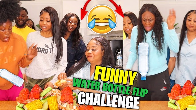 Water Bottle Flipping - Bottle Flip Challenge Drives Parents Crazy