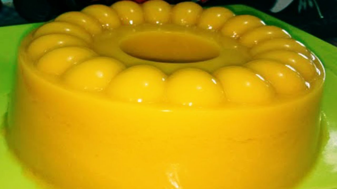 Cara Membuat Puding Labu Kuning Resep Puding Labu Kuning Santan Youtube