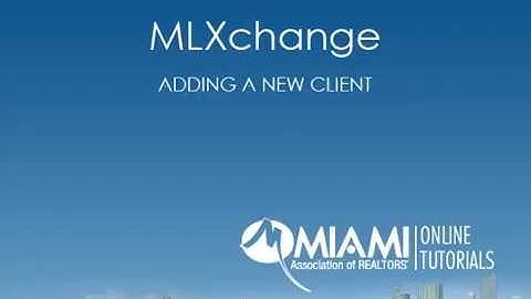 Adding a New Client • MLXchange Video Tutorial