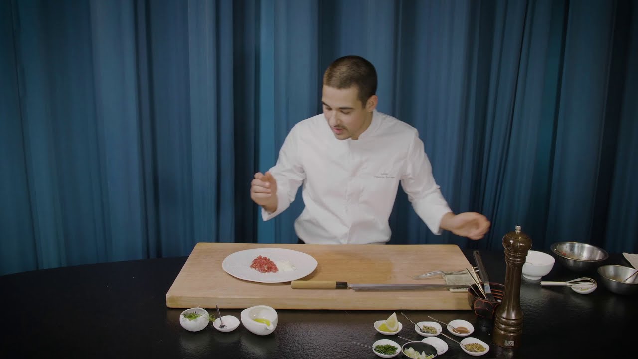 Receta tartar de atún rojo Balfegó con burrata