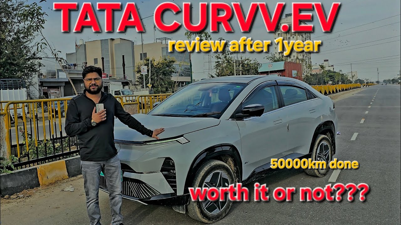 “1 साल | 50,000 KM | Tata Curvv EV ⚡ Real Ownership Review – Worth it or Not?”