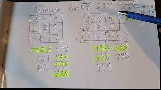 Famous 🍀💰Tennessee Cash 3 | Tic Tac Toe | August Profile