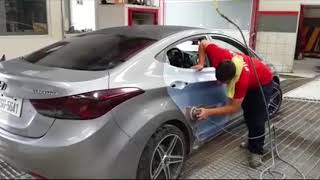 REPARACION VEHICULO HYUNDAI ELANTRA GRIS