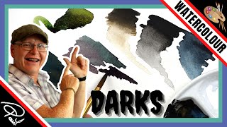 MIXING DARK WATERCOLORS (in 6 Easy Ways)