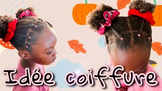 IDÉES COIFFURE TRESSES CHEVEUX NATURELS POUR PETITE FILLE | NATURAL HAIRSTYLE IDEA