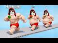 Yuta, Mio Dan Baby Celine Bentuk Badan Berotot Dari Gemuk || ROBLOX