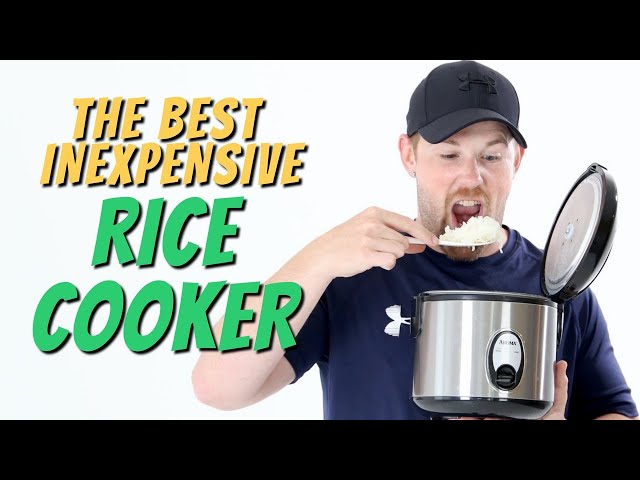 AROMA 8-Cup Rice Cooker/Steamer Black/Silver ARC-914SB