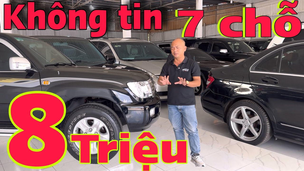 Tổng hợp mẫu xe ô Tô cũ Giá Rẻ.. 8 triệu 7 chỗ có tin ? Ford Evrest - Toyota lancure - Mitsubishi 