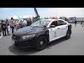 鈴鹿サーキット働くのりもの大集合2026 アメリカンパトカー エンジン＆サイレンサウンドデモンストレーション・日本警察撤収シーン