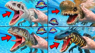 I Found Every Dinosaur in My Pool! D-Rex, Indominus Rex, Mosasaurus, T. Rex - Jurassic World screenshot 2