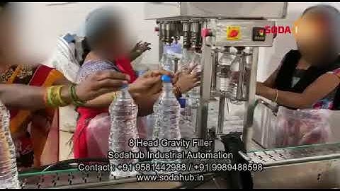 8 head Gravity Filler