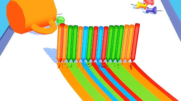 Pencil Rush 3D - Game Play Trick-  BOSS LEVEL 4 (iOS, Android) Walkthrough