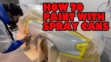 How to paint with Spray Cans