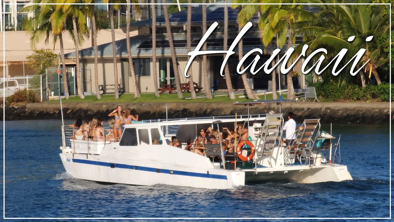 WAIKIKI BEACH SURFING & WATER ACTIVITIES 🌈 Kewalo Basin Harbor ⛱️ Hawaii 4K 