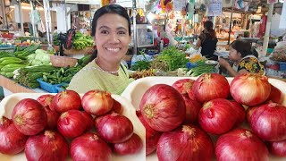 PWEDE PASALUBONG! MURA! THAILAND ONION VS PHILIPPINES | THAI MARKET 500 BAHT CHALLENGE! #ofw