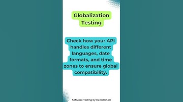 Globalization Testing #softwaretesting #apitesting