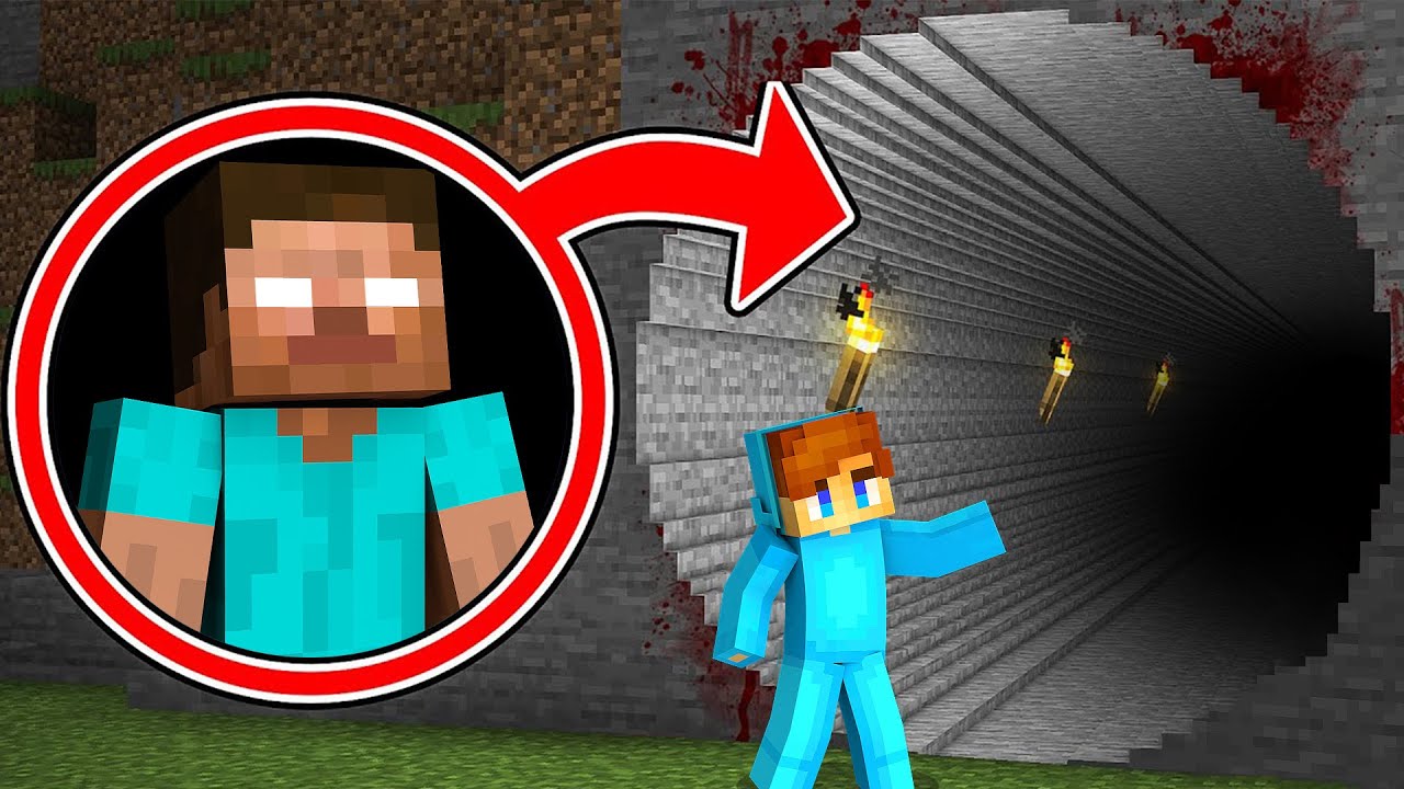 Jag Hittade Den Längsta Läskigaste Tunneln i Minecraft..