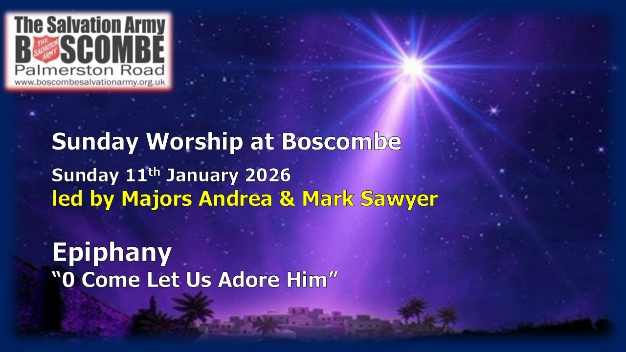 Worship at Boscombe - Sunday 11th January 2026
