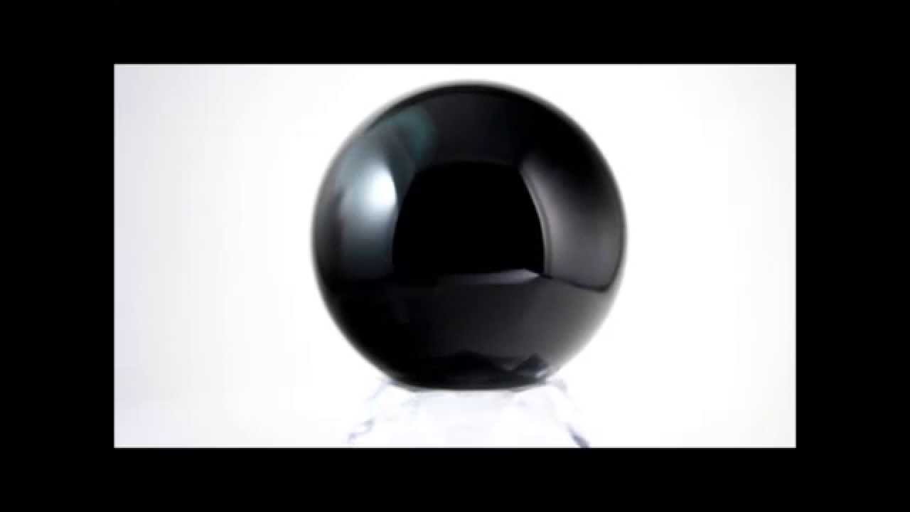 レインボーオブシディアン 丸玉 81mm / Obsidian Sphere - YouTube