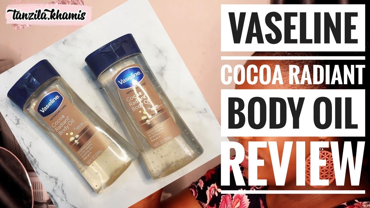 Vaseline Cocoa Radiant Body Oil Review plus how to mix and use it