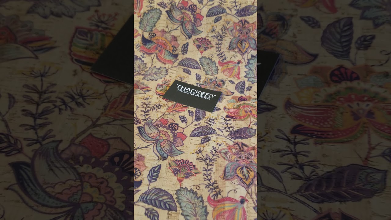 Magic garden cork fabric