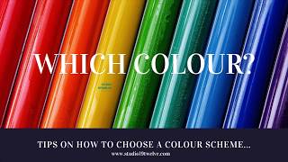 How To Choose The Right Colours For Your Design Scheme
