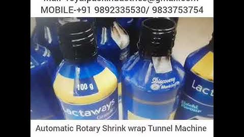 ROTARY SHRINK WARP TUNNEL MACHINE