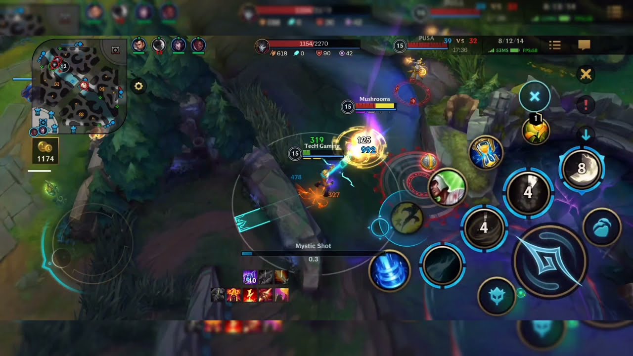 jhin was realy clean by Ez!. 2nd & 1st skill!.. urf Wild rift moments