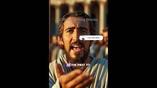 Jesus Writes in the Sand (John 8:1-11). #biblestory #ancienthistory #jesuschrist #ai